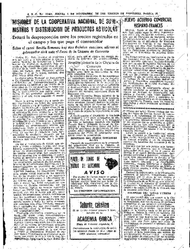 ABC SEVILLA 01-11-1962 página 27