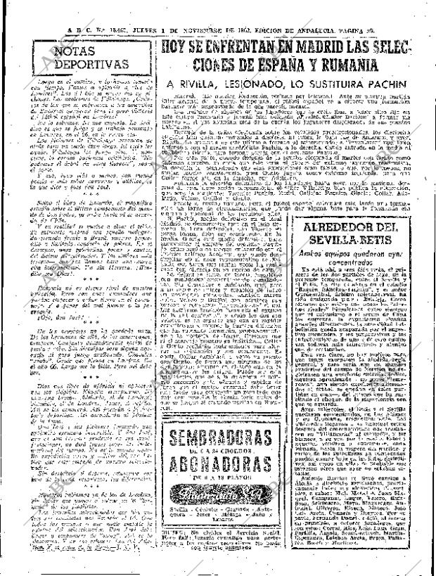 ABC SEVILLA 01-11-1962 página 35