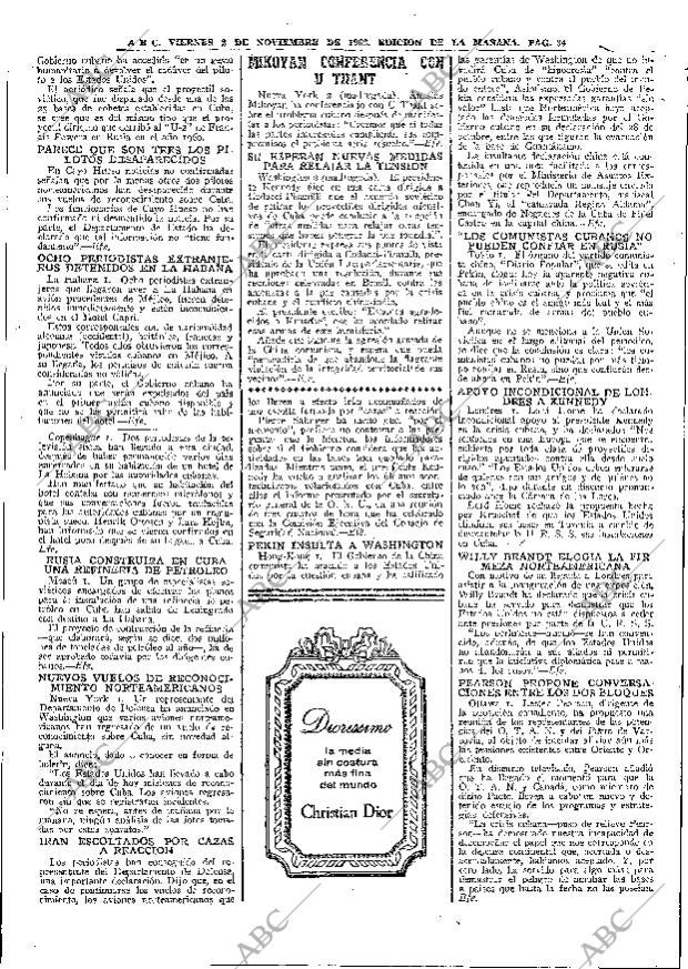 ABC MADRID 02-11-1962 página 34