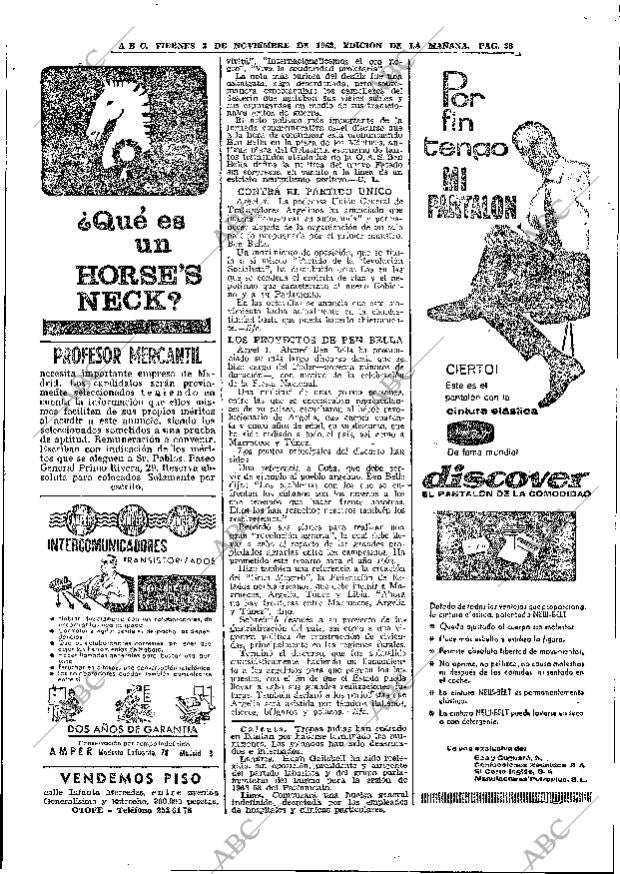 ABC MADRID 02-11-1962 página 38