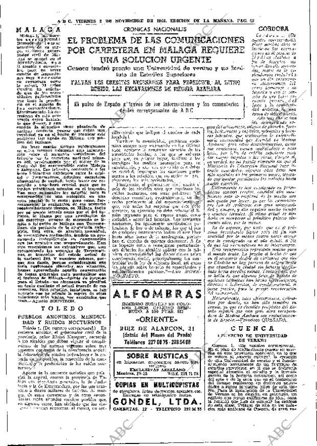 ABC MADRID 02-11-1962 página 43