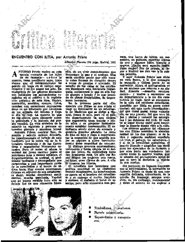 BLANCO Y NEGRO MADRID 03-11-1962 página 84