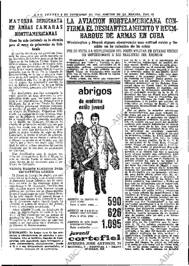 ABC MADRID 08-11-1962 página 63