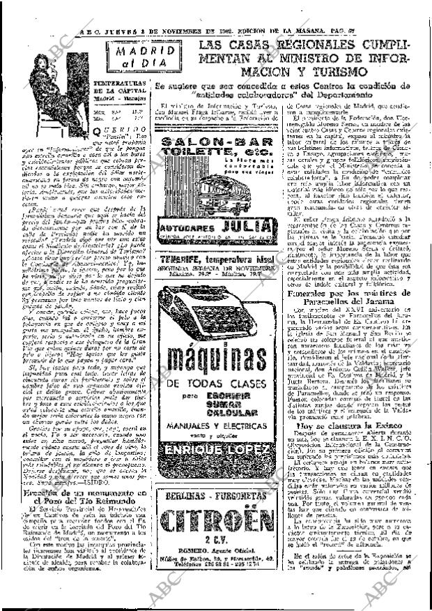 ABC MADRID 08-11-1962 página 67