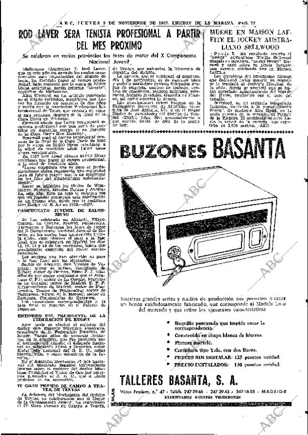 ABC MADRID 08-11-1962 página 77