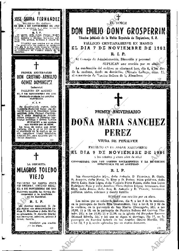 ABC MADRID 08-11-1962 página 92