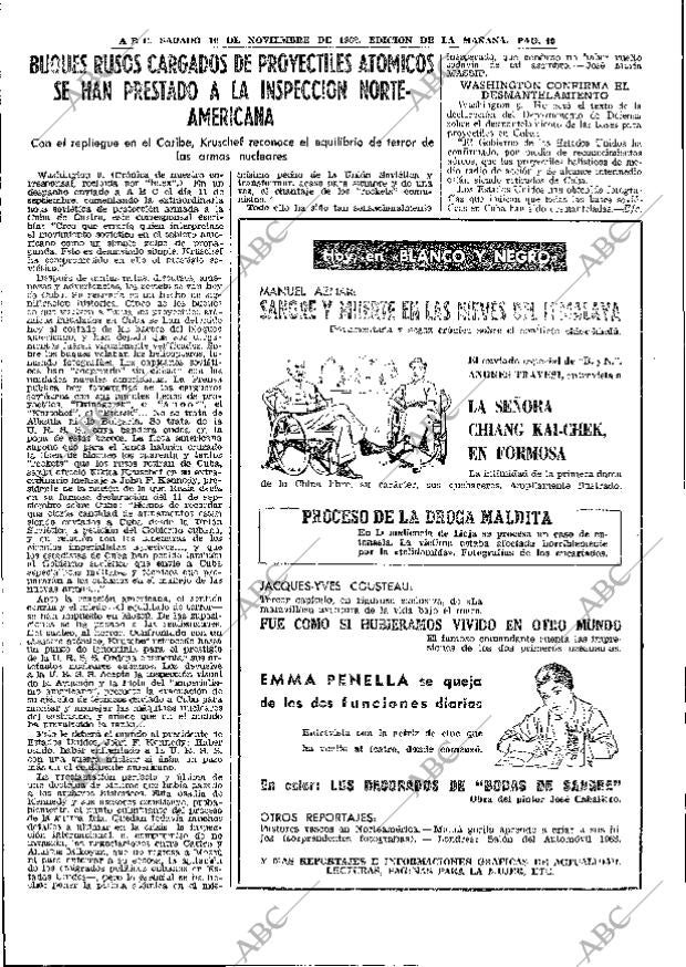 ABC MADRID 10-11-1962 página 49