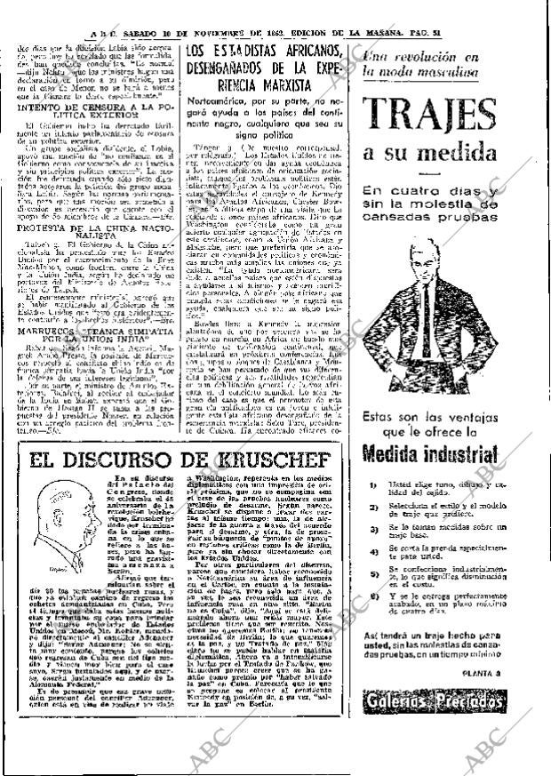 ABC MADRID 10-11-1962 página 51