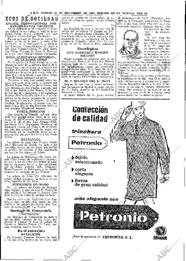 ABC MADRID 10-11-1962 página 63