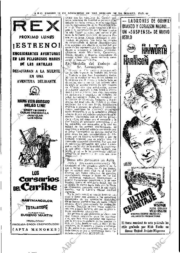 ABC MADRID 10-11-1962 página 68
