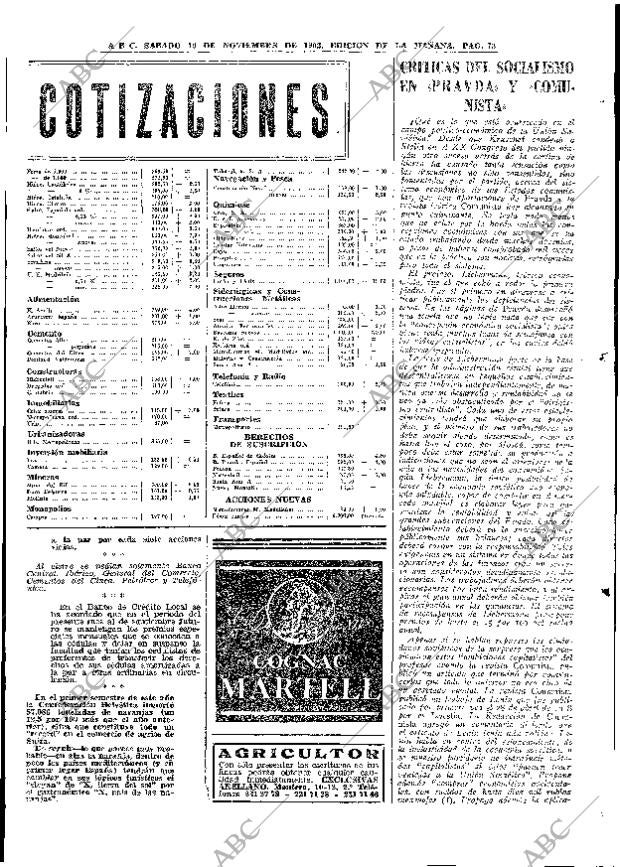ABC MADRID 10-11-1962 página 73