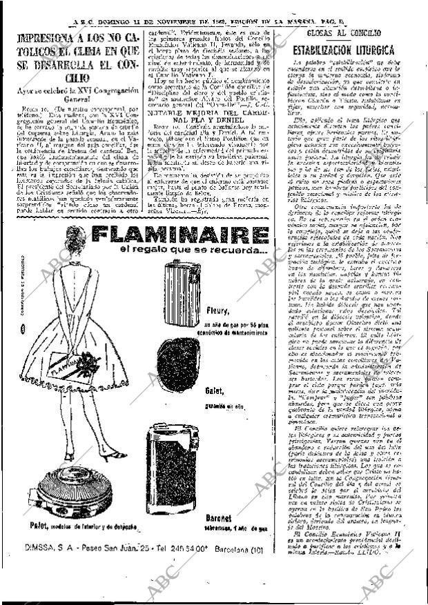 ABC MADRID 11-11-1962 página 105