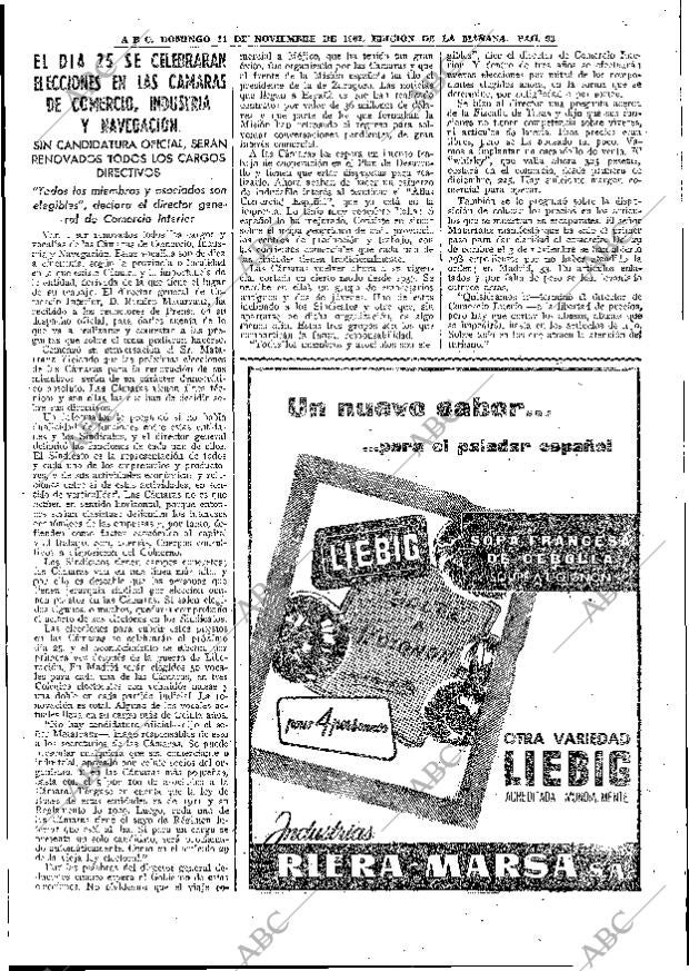 ABC MADRID 11-11-1962 página 109