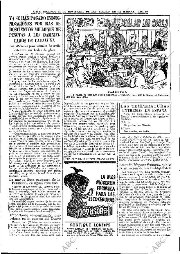 ABC MADRID 11-11-1962 página 115