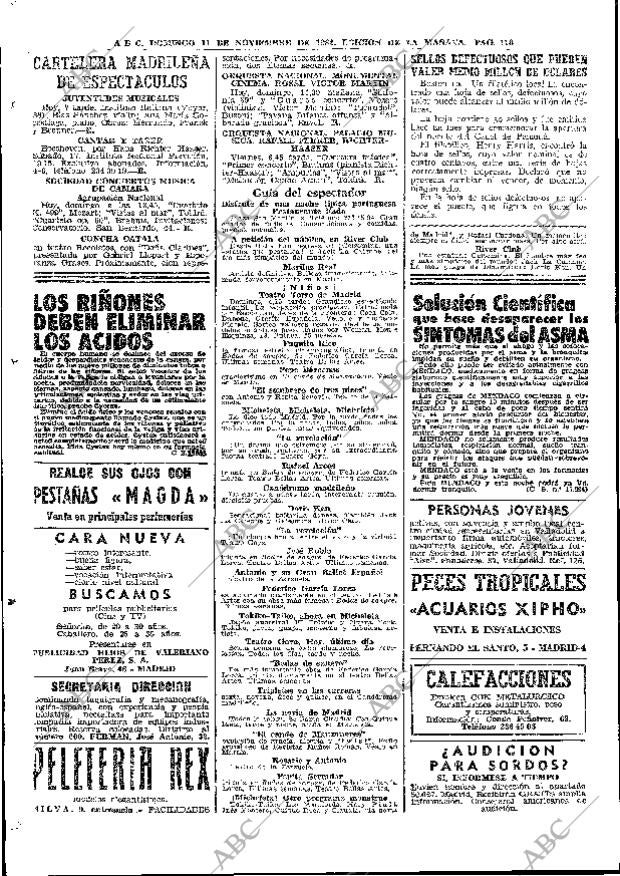 ABC MADRID 11-11-1962 página 126