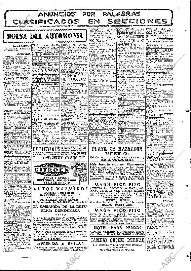 ABC MADRID 11-11-1962 página 131
