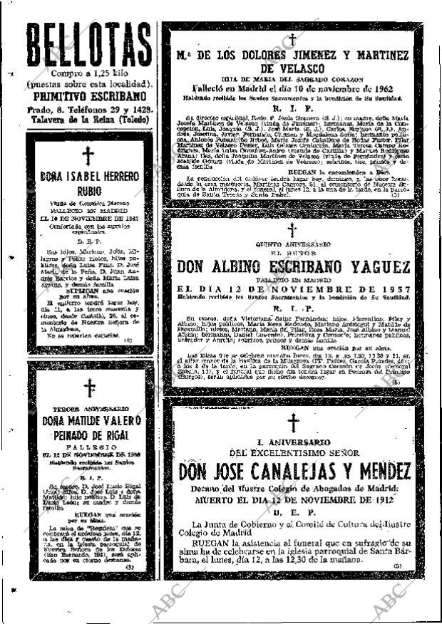ABC MADRID 11-11-1962 página 140