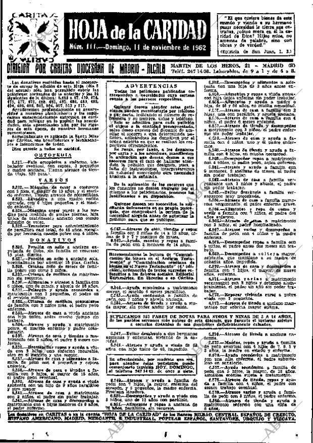 ABC MADRID 11-11-1962 página 41