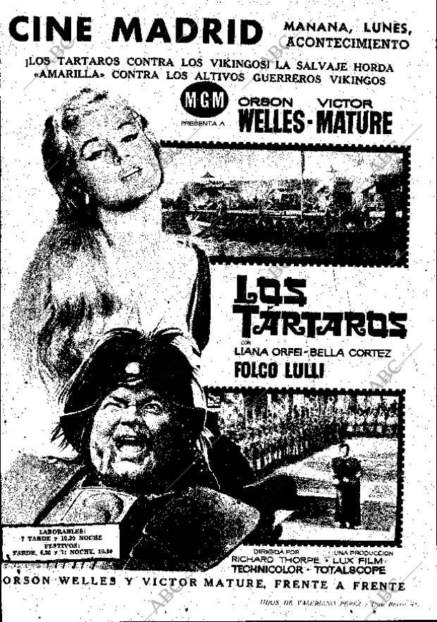 ABC MADRID 11-11-1962 página 54