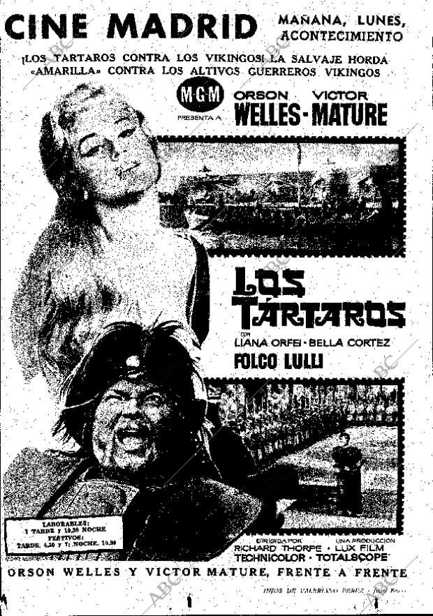 ABC MADRID 11-11-1962 página 70