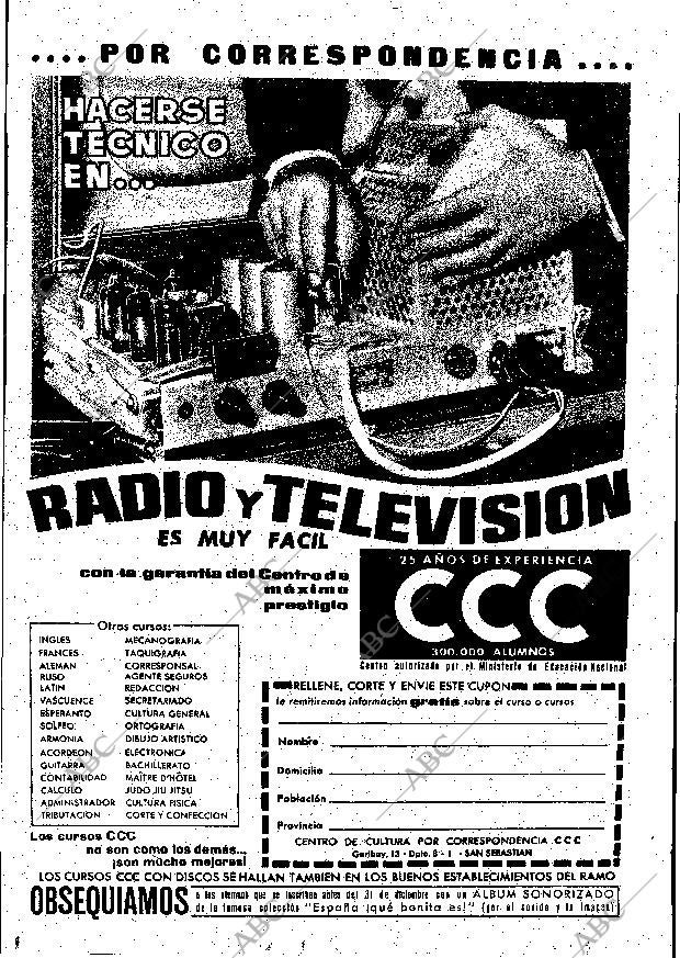 ABC MADRID 11-11-1962 página 86