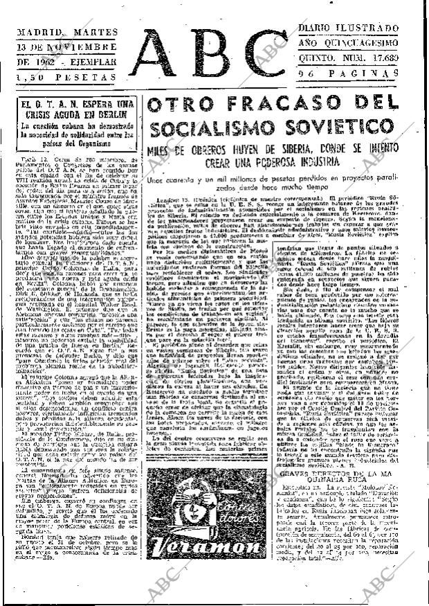 ABC MADRID 13-11-1962 página 47