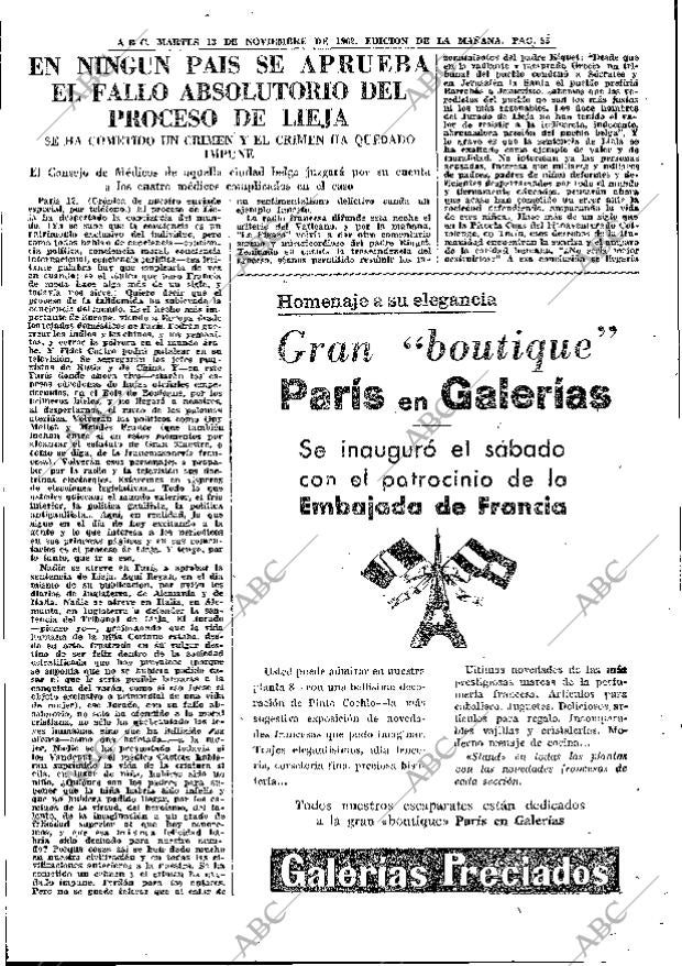 ABC MADRID 13-11-1962 página 55