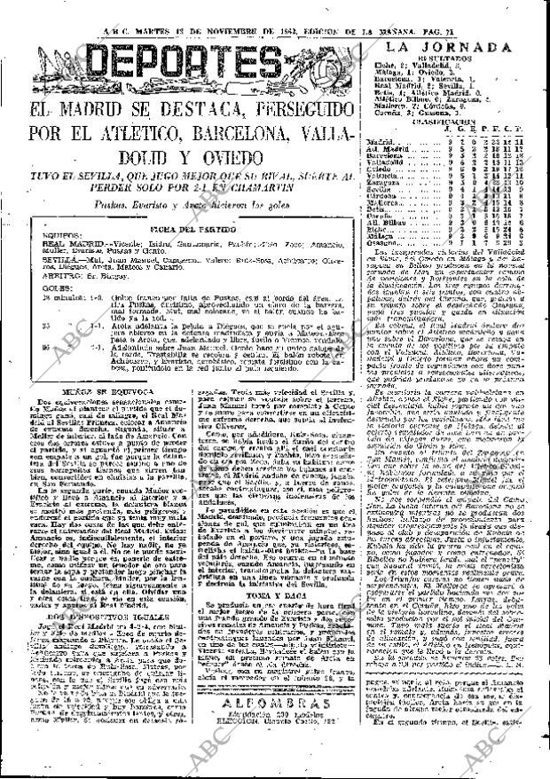 ABC MADRID 13-11-1962 página 71