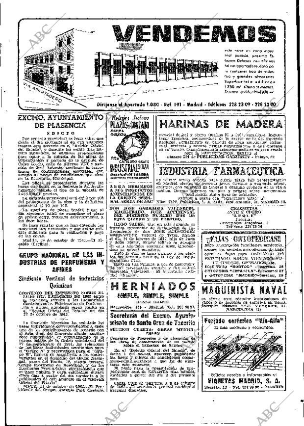 ABC MADRID 14-11-1962 página 93