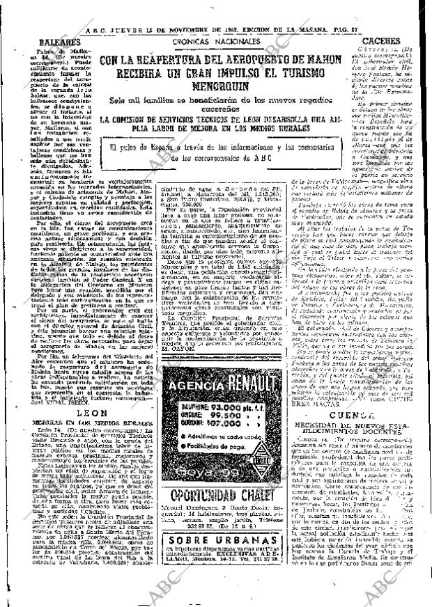 ABC MADRID 15-11-1962 página 57