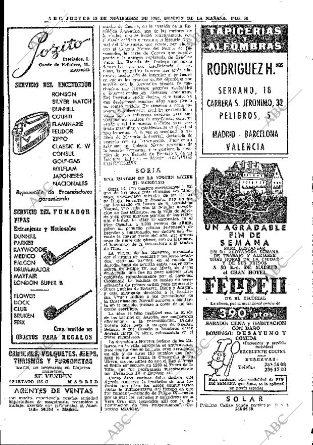 ABC MADRID 15-11-1962 página 58