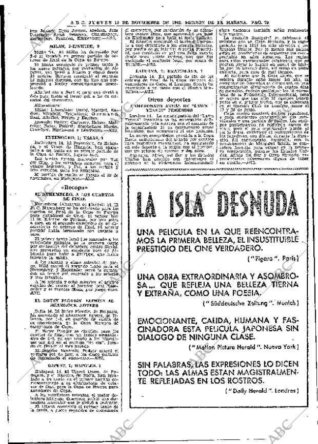 ABC MADRID 15-11-1962 página 79