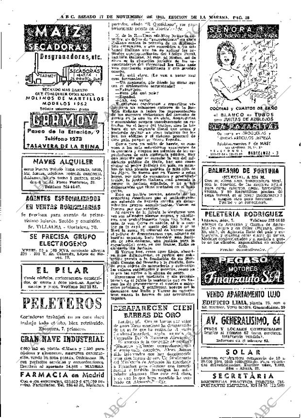 ABC MADRID 17-11-1962 página 58