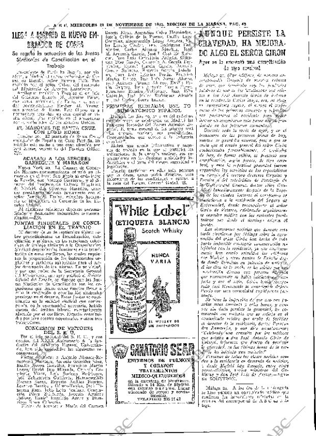 ABC MADRID 21-11-1962 página 43