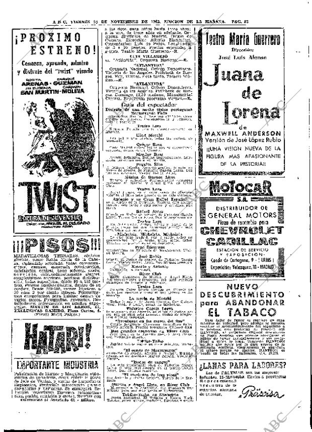 ABC MADRID 23-11-1962 página 83