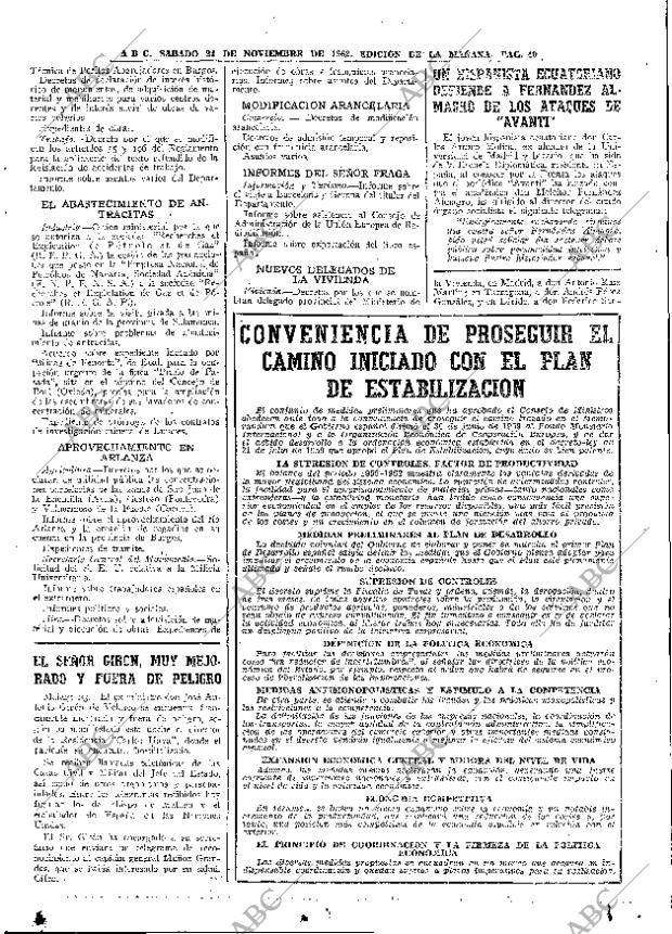 ABC MADRID 24-11-1962 página 49