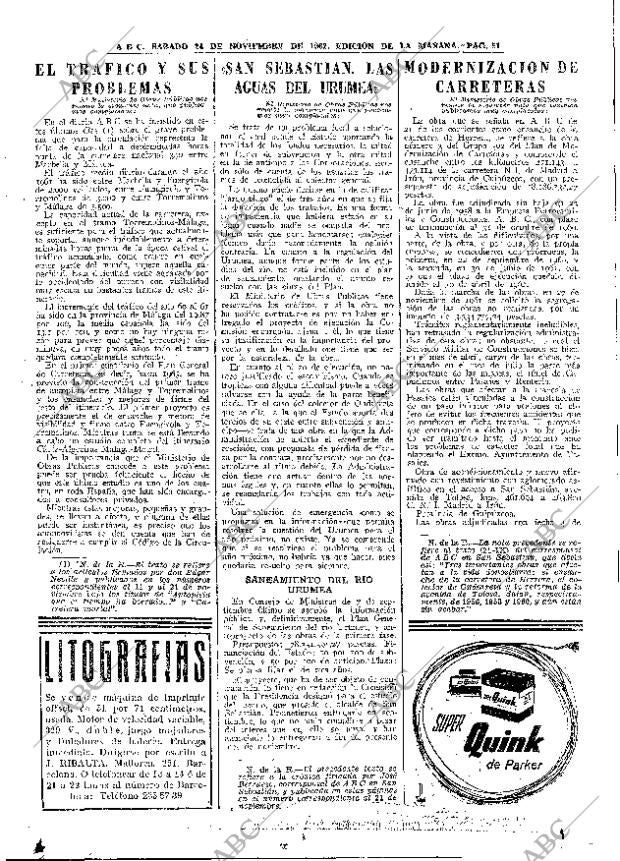ABC MADRID 24-11-1962 página 51