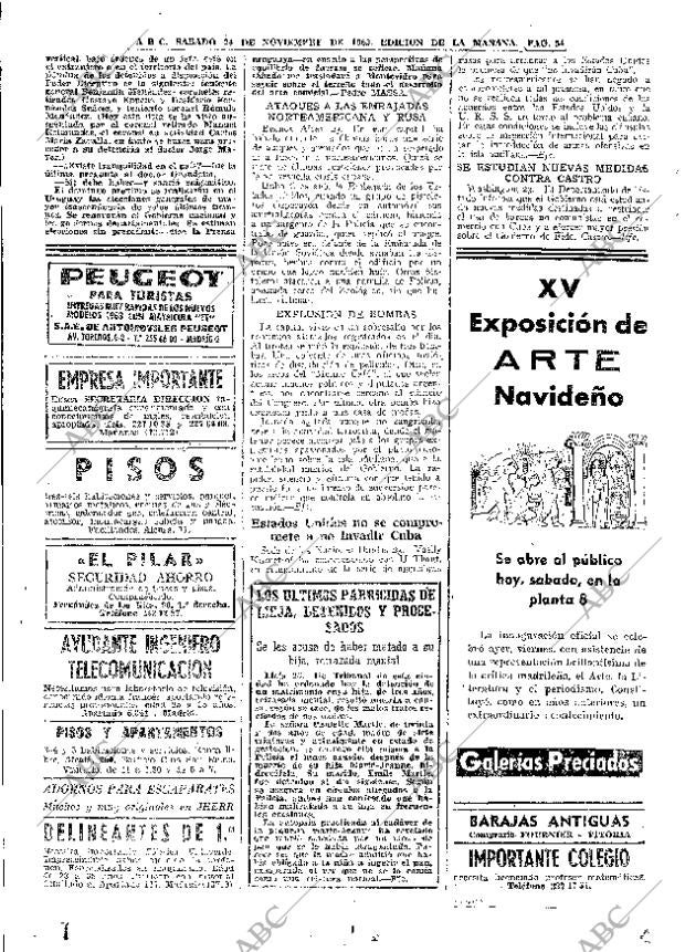 ABC MADRID 24-11-1962 página 54