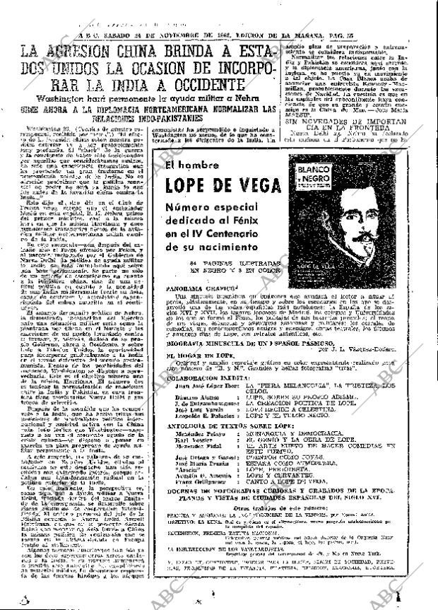 ABC MADRID 24-11-1962 página 55