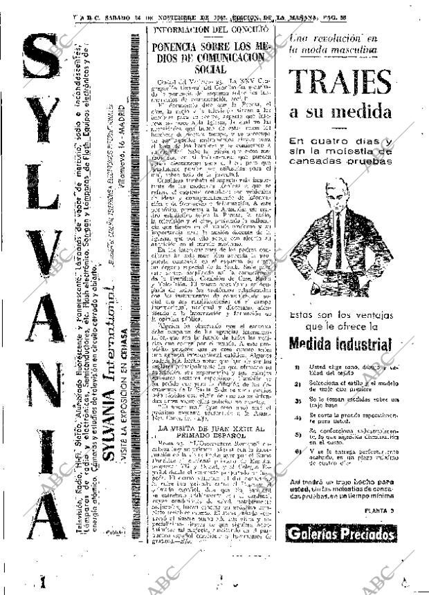 ABC MADRID 24-11-1962 página 58