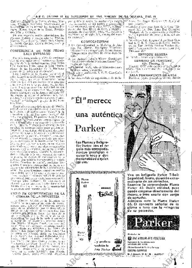 ABC MADRID 24-11-1962 página 65