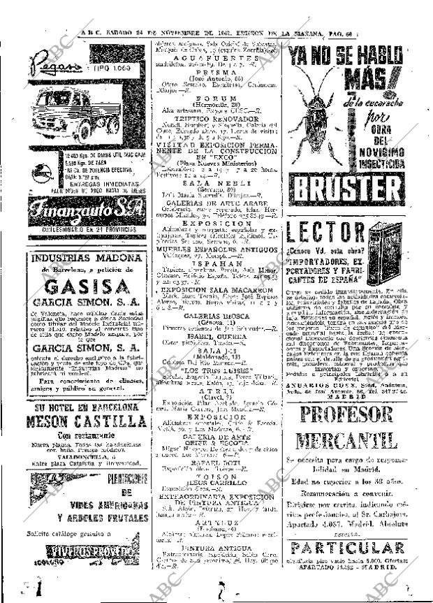 ABC MADRID 24-11-1962 página 66