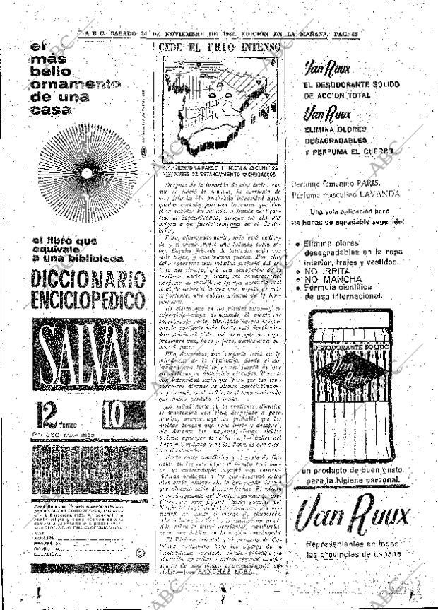 ABC MADRID 24-11-1962 página 68