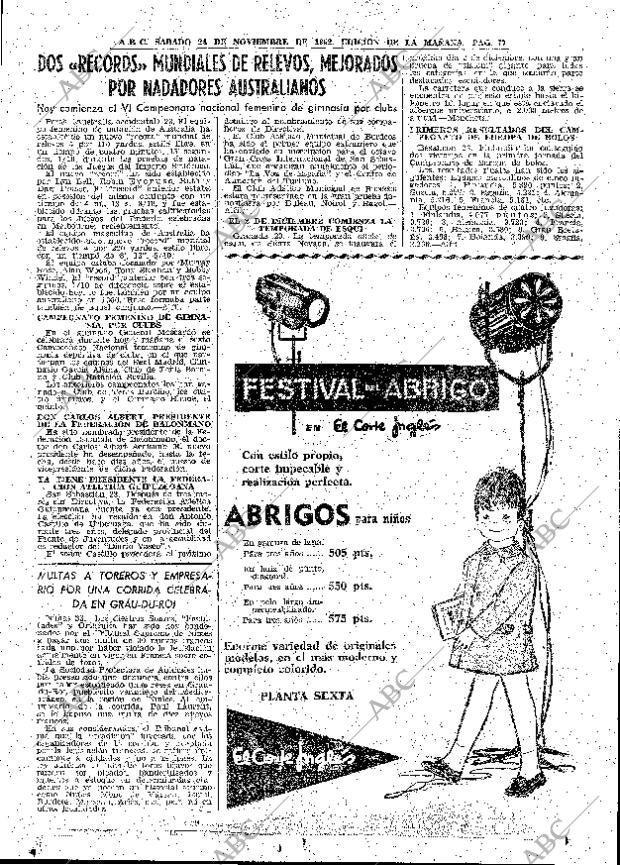 ABC MADRID 24-11-1962 página 77