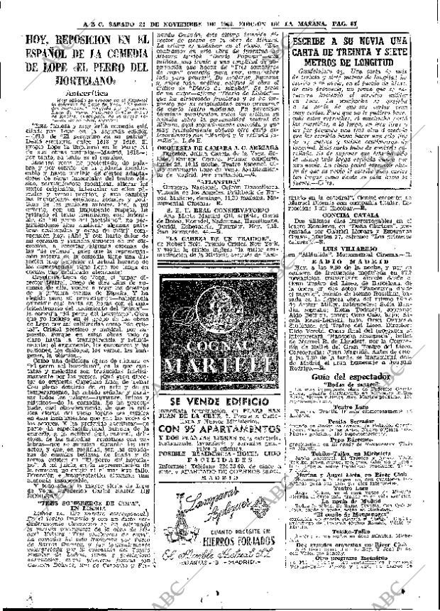 ABC MADRID 24-11-1962 página 81