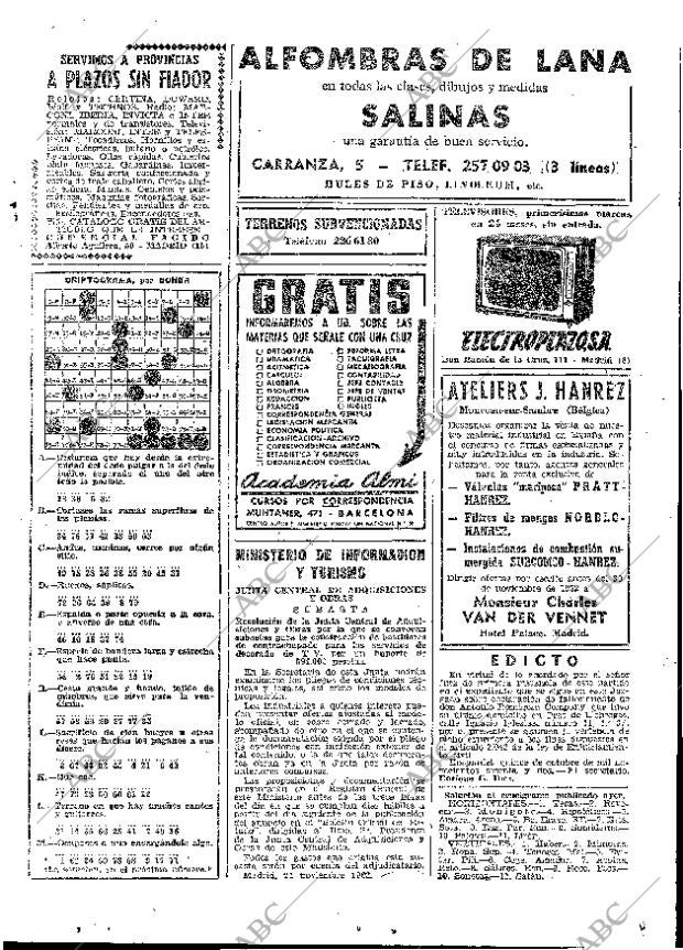ABC MADRID 24-11-1962 página 95