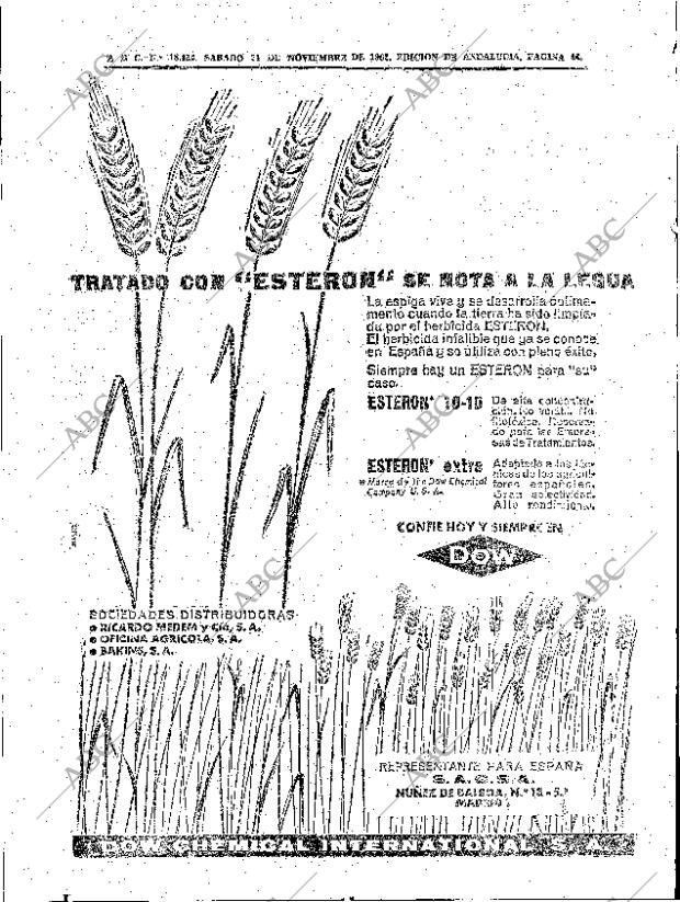 ABC SEVILLA 24-11-1962 página 46