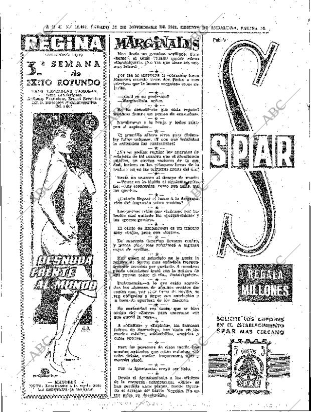ABC SEVILLA 24-11-1962 página 56