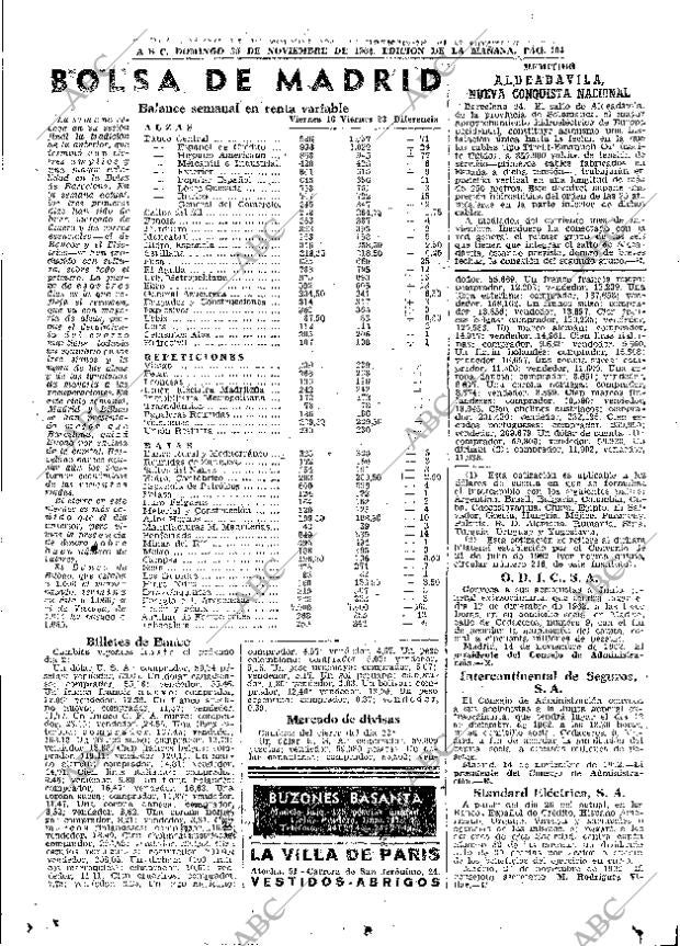 ABC MADRID 25-11-1962 página 104