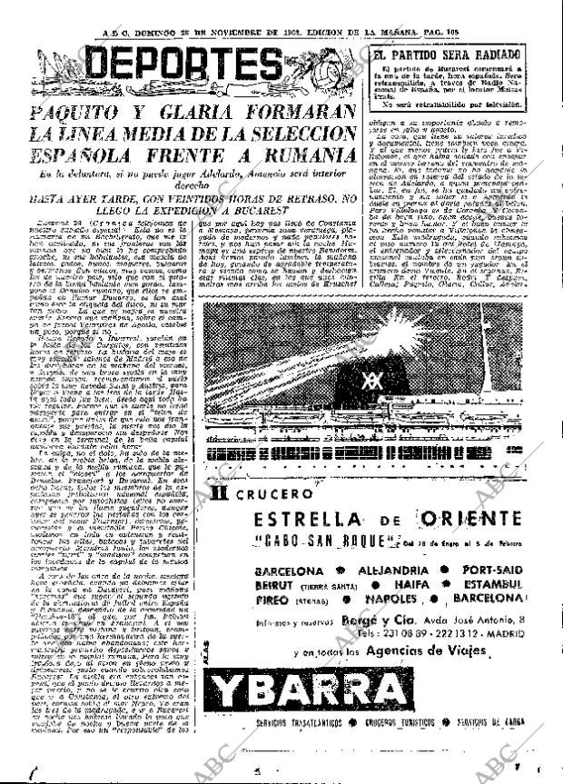 ABC MADRID 25-11-1962 página 105